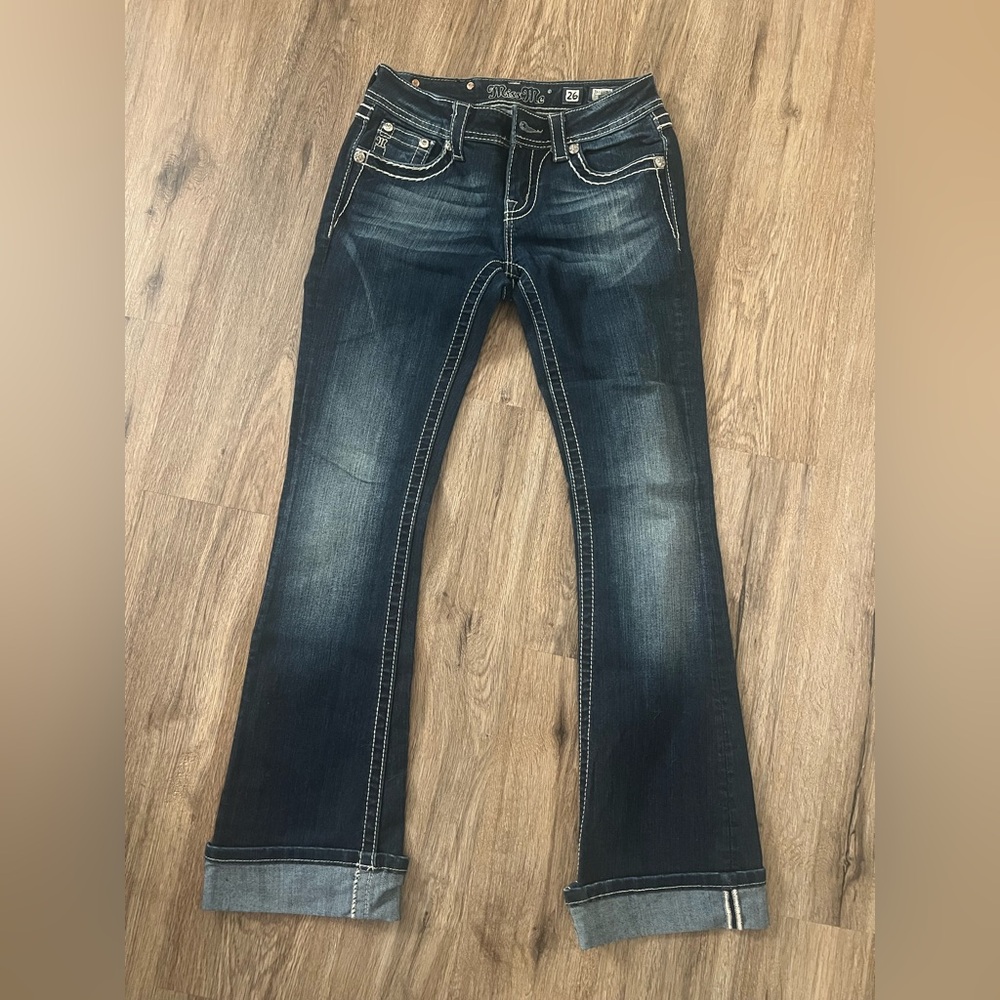 Low rise miss me jeans